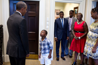 “Are you … the president?” Sept. 4, 2015White House Photo by Pete Souza